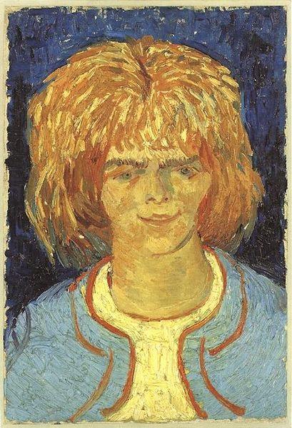 Vincent Van Gogh Head of a girl Sweden oil painting art